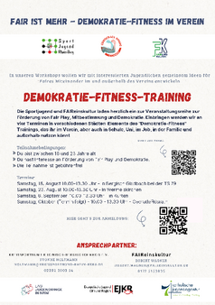 Flyer Demokratie Fitness