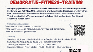 Flyer Demokratie Fitness