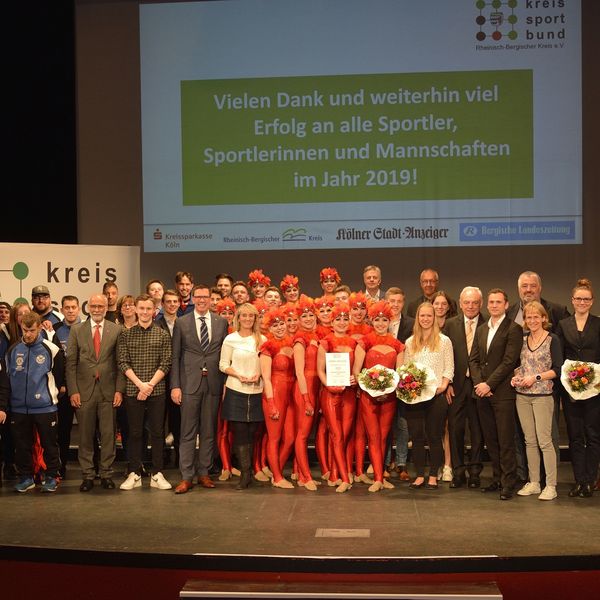 Die Sportlerinnen, Sportler und Mannschaften des Jahres 2018 wurden im Bergischen Löwen ausgezeichnet (Foto: Anton Luhr)