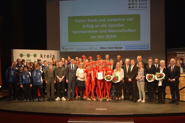 Die Sportlerinnen, Sportler und Mannschaften des Jahres 2018 wurden im Bergischen Löwen ausgezeichnet (Foto: Anton Luhr)